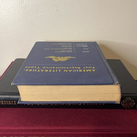 Vintage American Literature Four Representative Types Hardcover Book 1964 - Picture 3 of 15